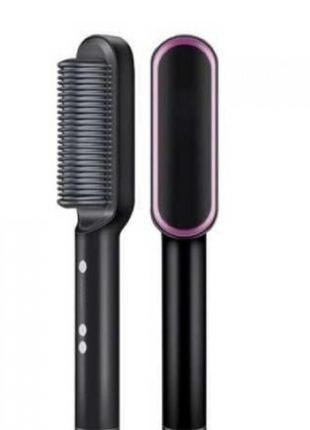 Расческа-выпрямитель hair straightener hqt 909b с турмалиновым покрытием Полтава - изображение 1