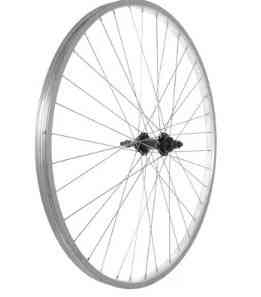 Колесо переднее 27.5" FR, DIS AL 36H 14G HLQ-09 silver ST Vbr SHUNFENG HB-03 ED с QR W2003 Бровары