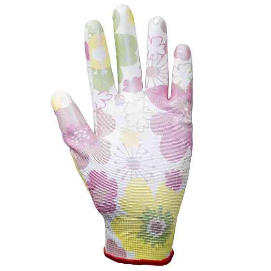 Sigma Перчатки с ПУ покрытием (белые, манжет) SIGMA (9446361) Киев