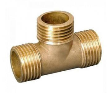 Трійник 1/2' зовн/зовн/зовн Україна, латунь Харків - фото 2