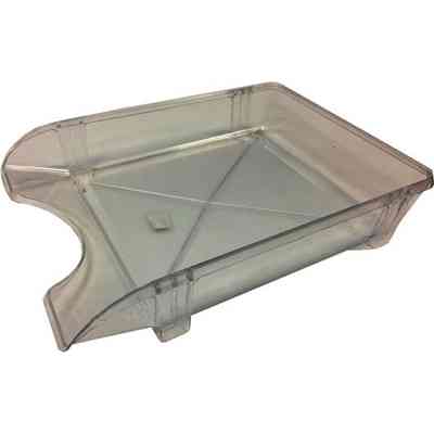 Лоток для бумаг Economix горизонтальный пластик, дымчатый (E31803-17) Винница