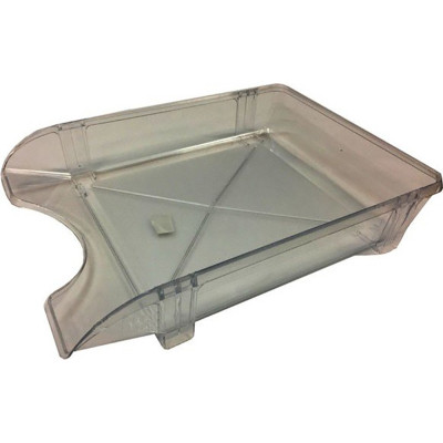 Лоток для бумаг Economix горизонтальный пластик, дымчатый (E31803-17) Винница - изображение 1