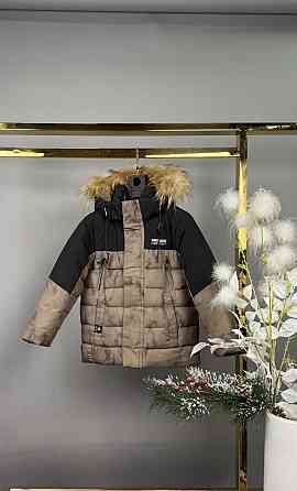 Детская зимняя курточка для мальчика варенка на холофайбере на 5,6,7,8,9,10,11,12 лет Николаев