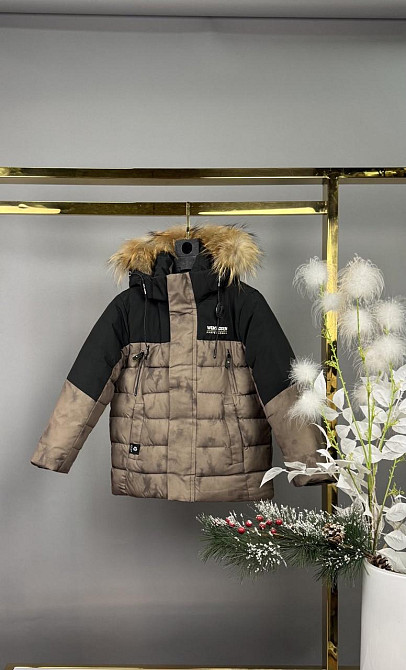 Детская зимняя курточка для мальчика варенка на холофайбере на 5,6,7,8,9,10,11,12 лет Николаев - изображение 1