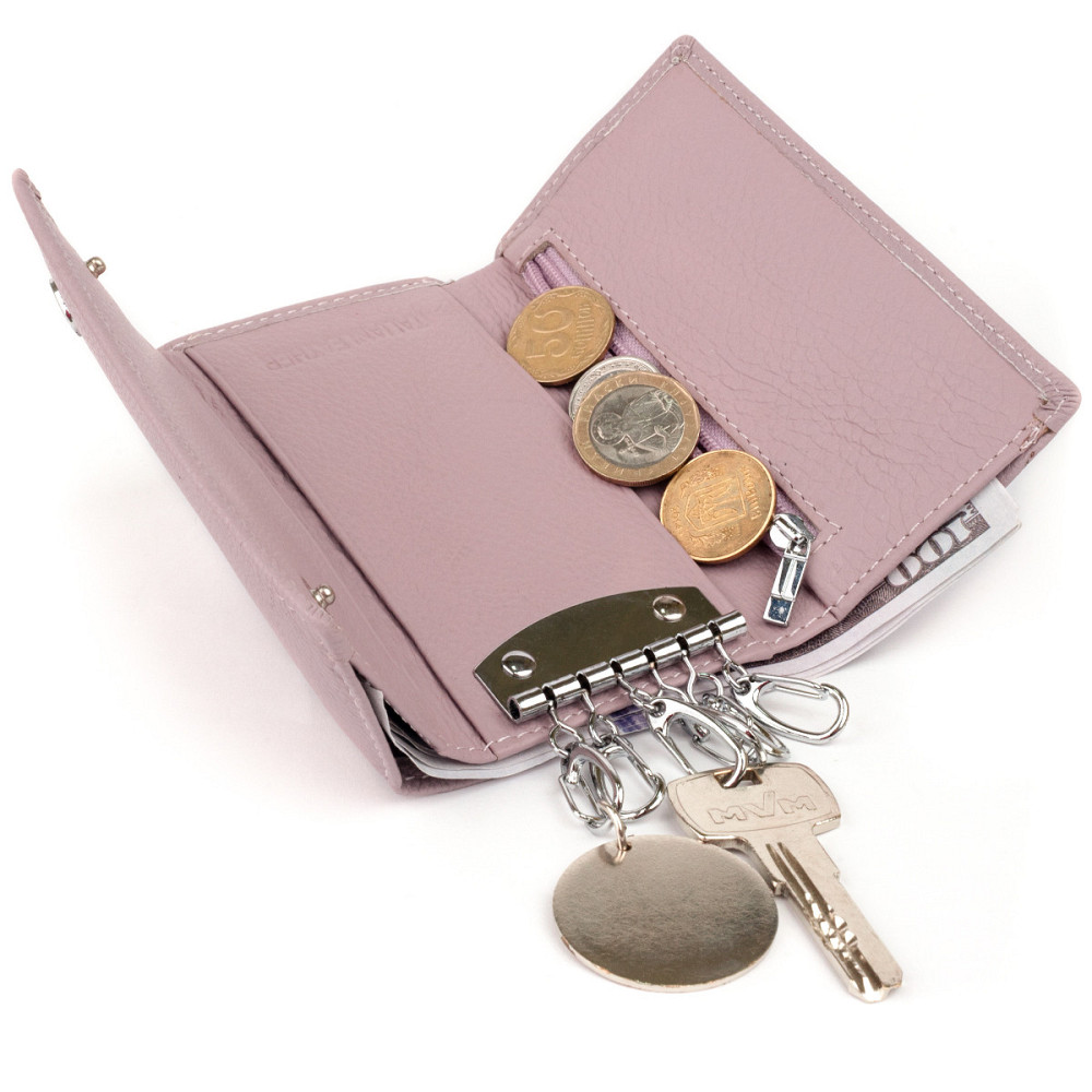 Ключница-кошелек женская Лиловая (ST Leather) Киев - изображение 19