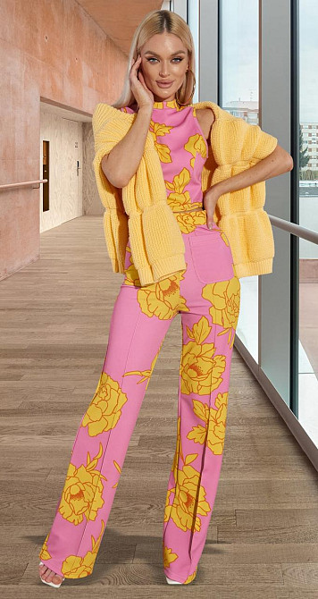 Эластичный брючный костюм (42) Киев - изображение 1