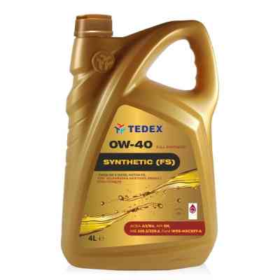 Моторное масло TEDEX SYNTHETIC (FS) MOTOR OIL 0W40 4л Винница