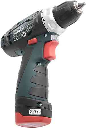 Акумуляторний шуруповерт Metabo PowerMaxx BS Basic 2х2,0 Ач пластиковий чемодан (600080500) Київ