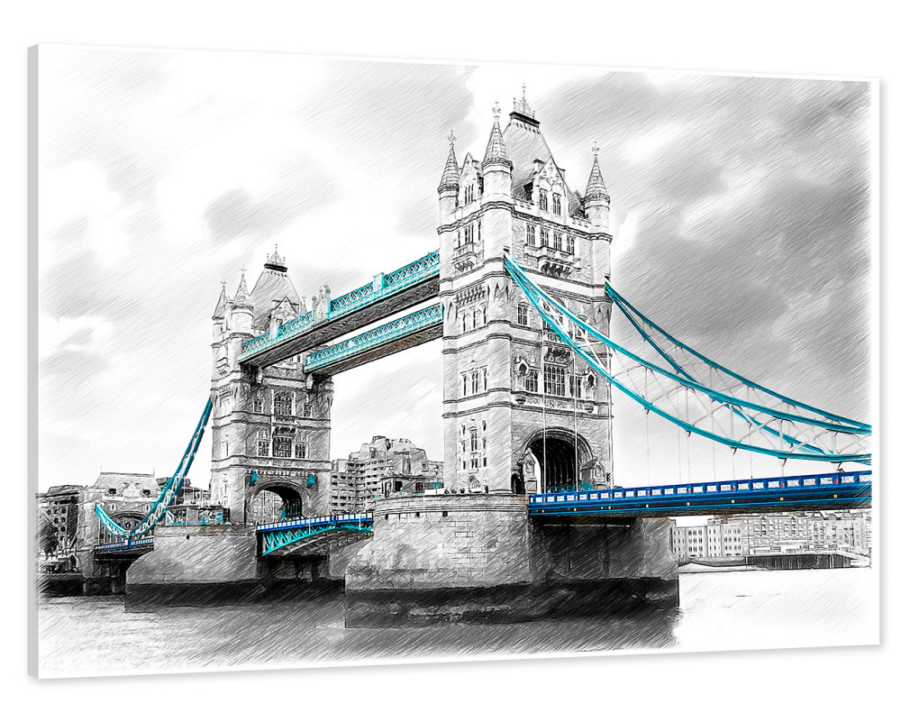 Картина холст в гостиную / спальню  Велика Британія   MLP_33 90х180см Киев - изображение 1