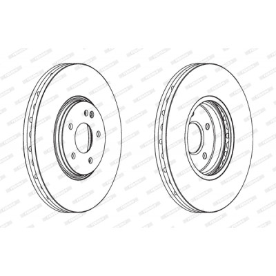 Тормозной диск FERODO DDF1670C-1 Винница - изображение 1