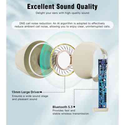 Наушники Choetech TWS Oval Beige (BH-T24-SK) Винница