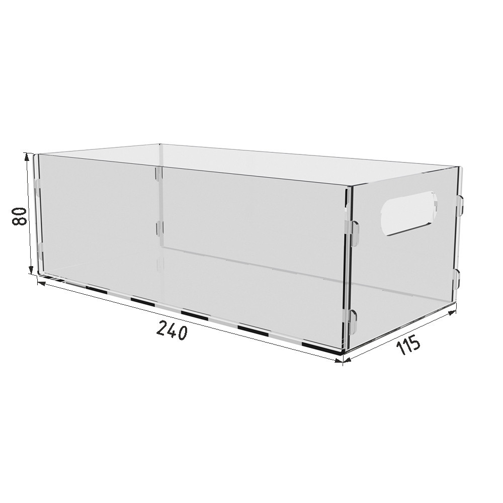 Коробка акриловая EKOSTAR 240х115х80 Киев - изображение 3