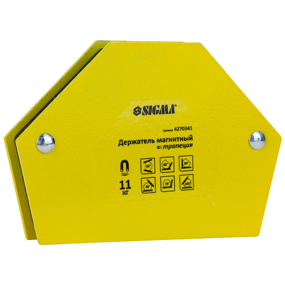 Sigma Магнит для сварки трапеция 11кг 78×32×47×28.5мм (30,45,60,90,75,135°) SIGMA (4270341) Киев - изображение 4