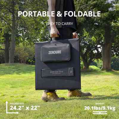 Портативна сонячна панель Zendure 200W MC4 (ZD200SP-BK-JH) Вінниця