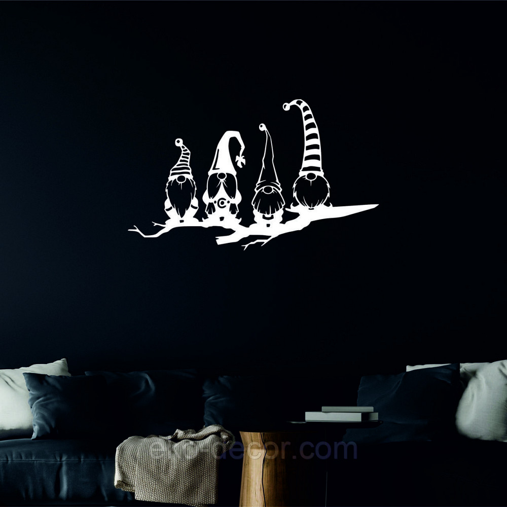 Декоративное настенное Панно «Гномики», Декор на стену 50*30 см, Белый Киев - изображение 4