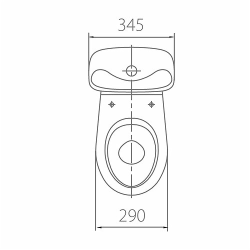 Bambi унітаз-компакт, кос. випуск, бачок 6 л, боковій підвод, сидіння поліпроп. Київ - фото 6