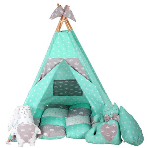 Вігвам Хатка комплект Королівський з м'яким килимком Київ