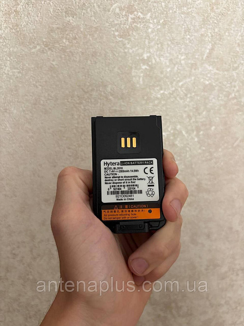 Акумулятор для рації Hytera BL2010 (Li-Ion, 2000 mAh) PD405 / PD505 / PD605 Київ - фото 4