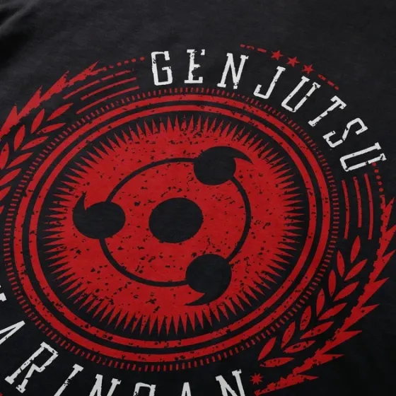 Футболка мужская с принтом Наруто Genjutsu Sharingan Размер 48 Anime0803 Днепр