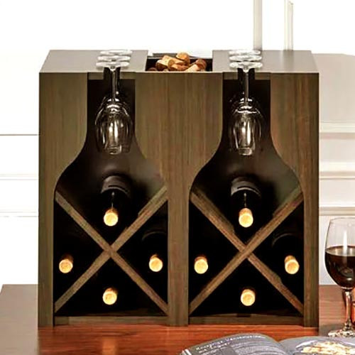 Настільна винна полиця "Гамхед" капучино Миколаїв - фото 1