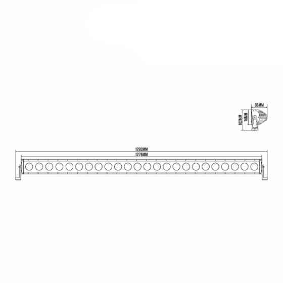 Автолампа світлодіодна Belauto Cree Combo LED (24*10w) Львів