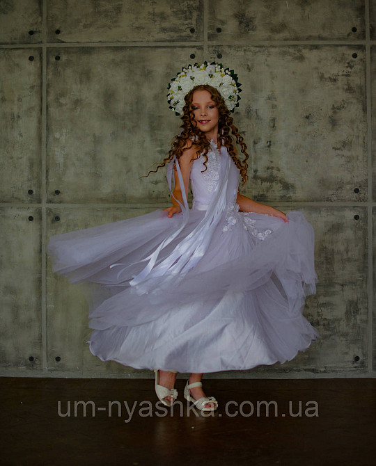 Длинное белое платье 128-140 Кривой Рог - изображение 9