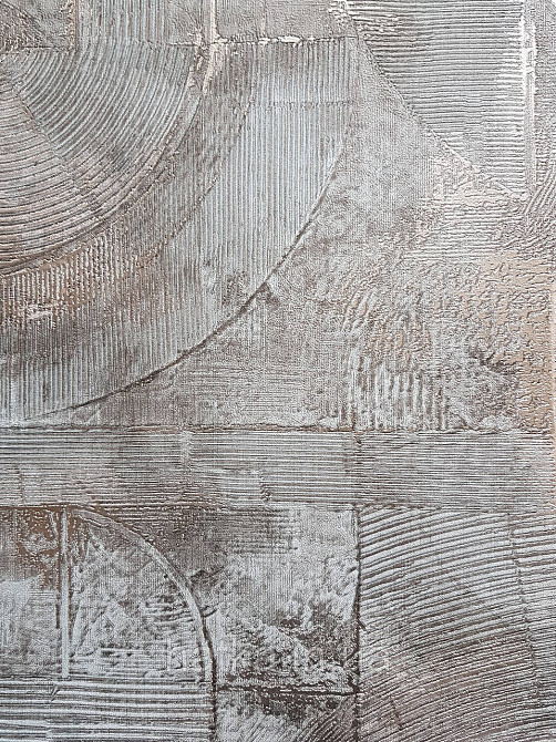 Шпалери вінілові на флізеліні метрові Sintra Edelina геометрія абстракція фігури 3д сірі сріблясті Київ - фото 2