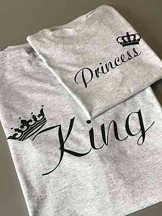 Футболки в стилі Family look для тата та дитини — King/Princess Чернівці