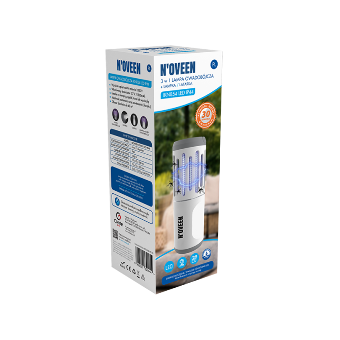 Аккумуляторный фонарь от насекомых Noveen IKN854 LED IP44 Днепр - изображение 9