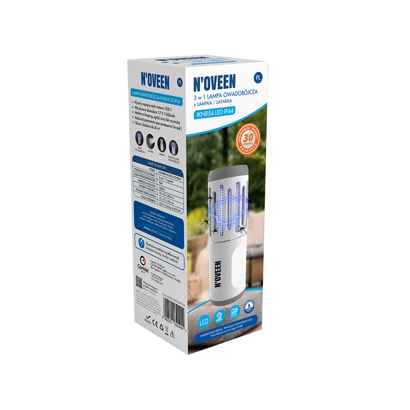 Аккумуляторный фонарь от насекомых Noveen IKN854 LED IP44 Днепр - изображение 9