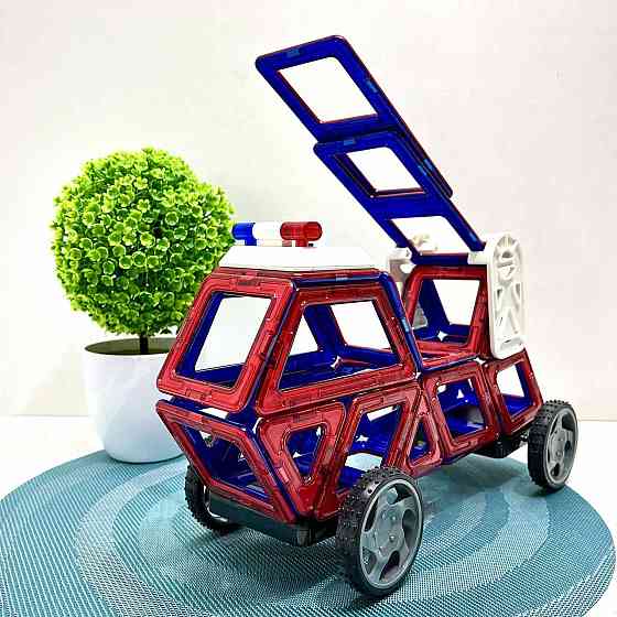 Конструктор магнітний Limo Toy Транспорт 32 деталі (LT6002) Чернигов