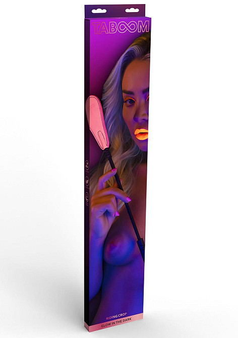 Стек Taboom Glow In the Dark, светится в темноте, розово-черный, 49 см Sex Aura Киев - изображение 2
