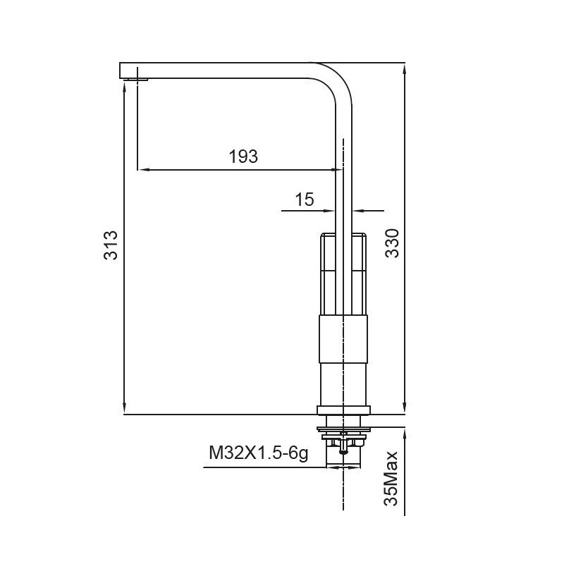 Змішувач для кухні KOER KB-70010-05    ( KR3489 ) 20530 Харьков - изображение 2
