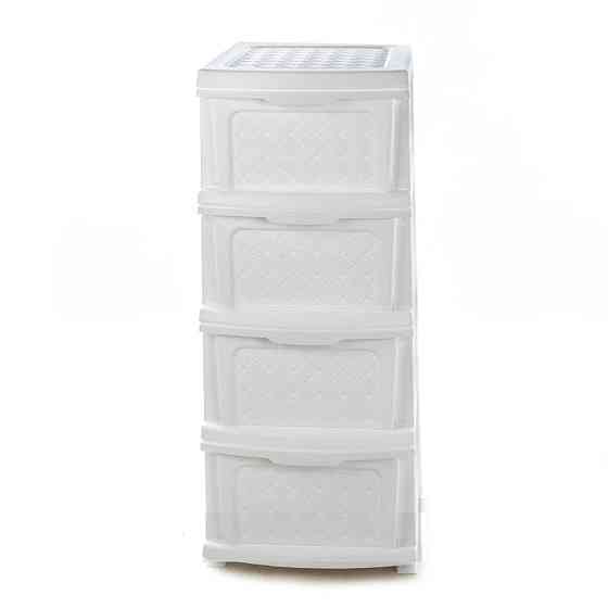 Пластиковый комод R-PLASTIC 34*40 СМ Белый Одесса