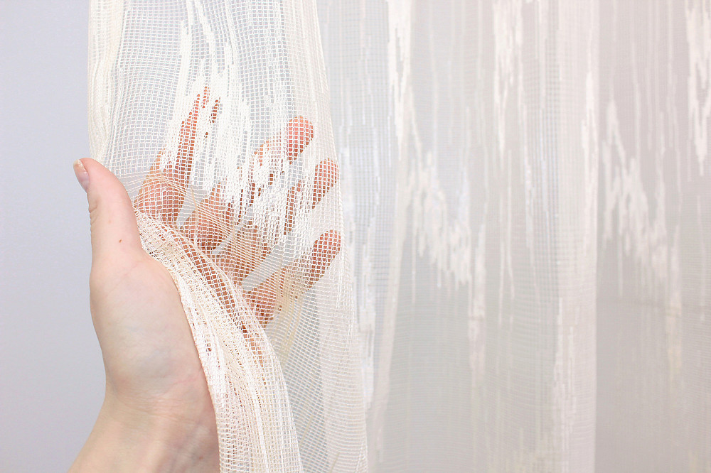 Тюль сітка нейлонова колір ванільний 1074т Київ - фото 5