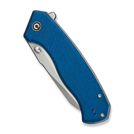 Ніж складаний туристичний Civivi Placoid, (9.3 см) 14C28N / G10 синій Київ