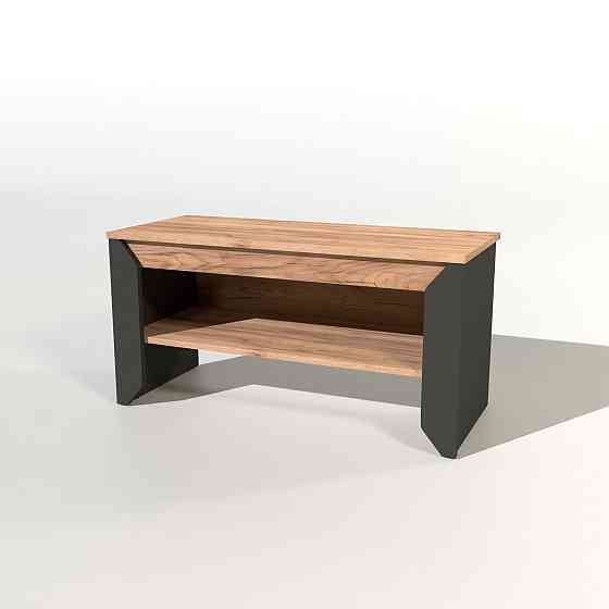 Тумба для обуви Эверест Нордик-900 90х38х45 см Графит + Дуб крафт золотой (DTM-5546) Днепр