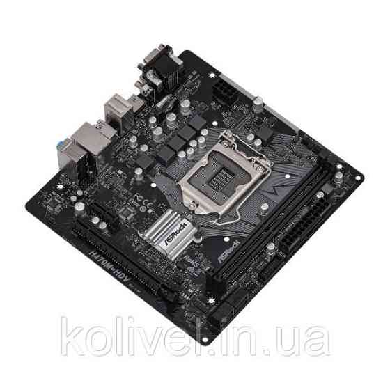 ASRock H470M-HDV (1200/H470, 2*DDR4, PCIex16, HDMI/VGA/DVI, 4xSATAІІІ, RAID, GLan, 7.1ch, mATX) (H470M-HDV) Киев