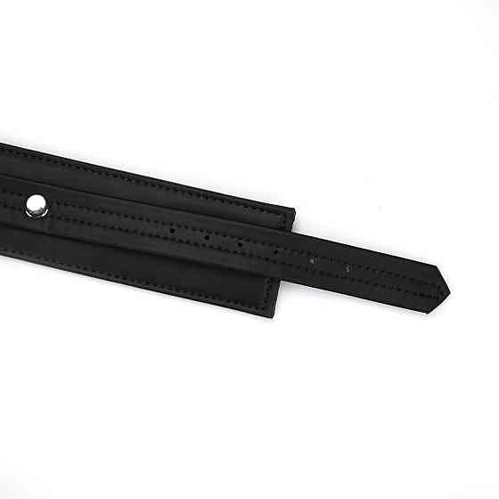 Поножі Liebe Seele Black Organosilicon Anklecuffs, екошкіра Sex Aura Київ
