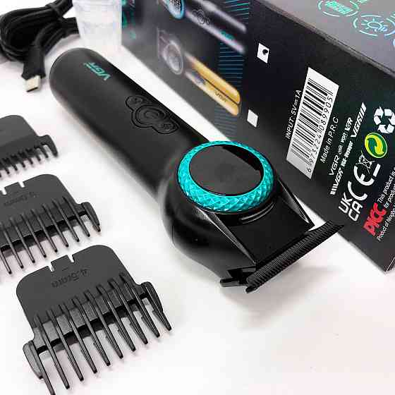 Електрична акумуляторна машинка для стрижки VGR V-990, Машинка для підстригання, Тример бездротовий TB-34 Київ