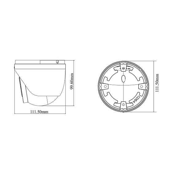 IP-відеокамера 6Mp TVT TD-9565E4-PA(D/AZ/PE/AW3) White f=2.7-13.5mm, ІЧ+LED-підсвічування, з мікрофоном (77-00399) Киев
