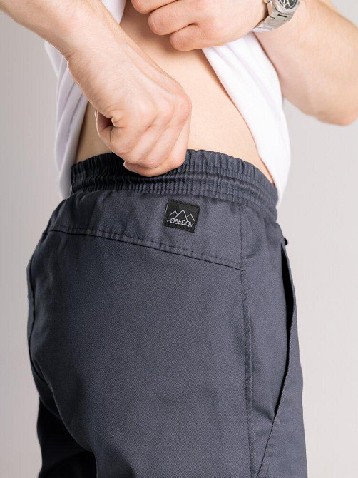 Мужские брюки карго демисезонные темно-серые коттоновые Pobedov Step Киев - изображение 12