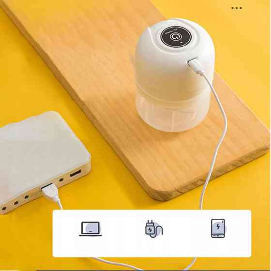 Кухонный мини измельчитель для продуктов,250мл,от USB,Белый SBR Киев