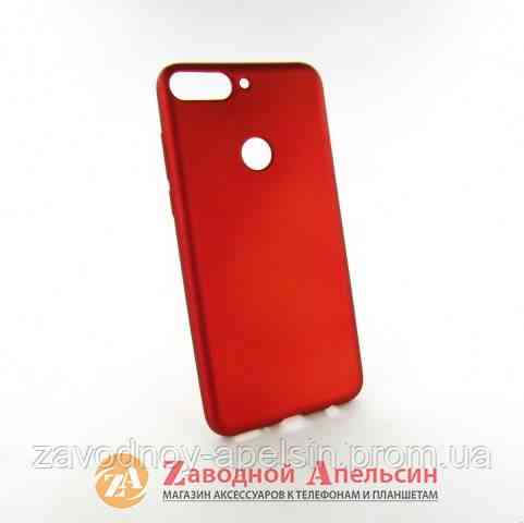 Huawei Y7 2018 honor 7C pro (LDN-L21) чехол soft touch red Одесса