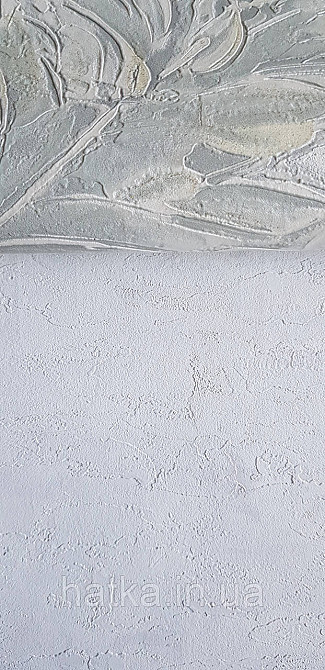 Шпалери вінілові на флізеліні Grandeco Anita1,06х10 під венеціанську штукатурку білі Київ - фото 4