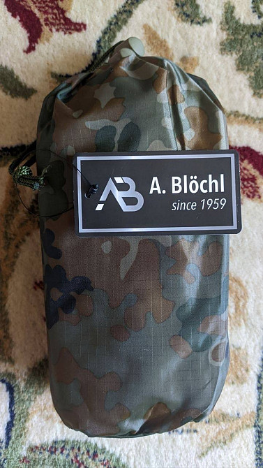 Маскировочное пончо дождевик A.Blochl рип-стоп в чехле (Мультикам) Киев - изображение 2
