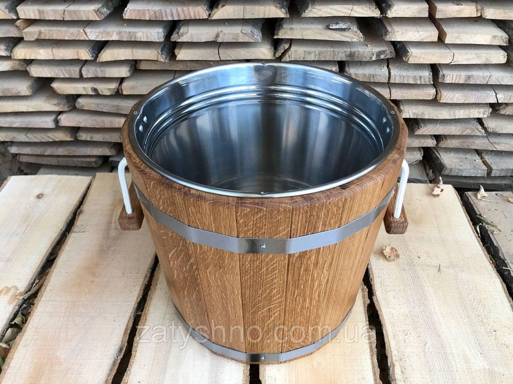 Запарник с нержавеющей вставкой 20 л Киев - изображение 3