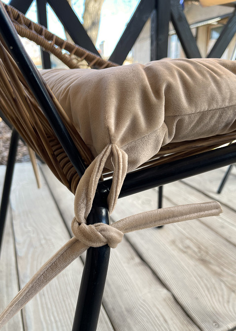 Подушка для стільців (40x40х5 см) Decorator Velour колір бежевий 84-106 Київ - фото 7