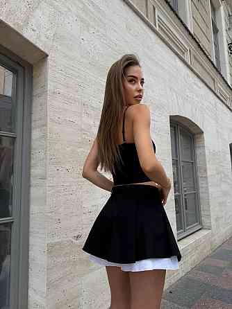 Жіноча трендова спідниця-шорти котон Одеса