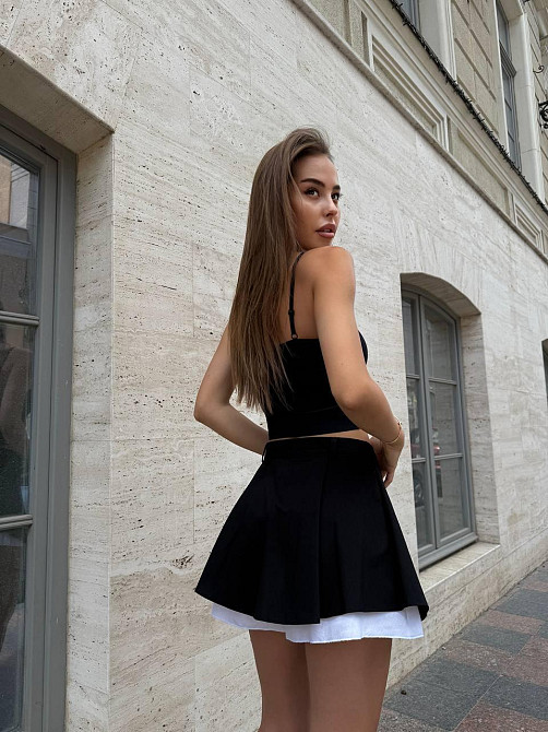 Жіноча трендова спідниця-шорти котон Одеса - фото 4